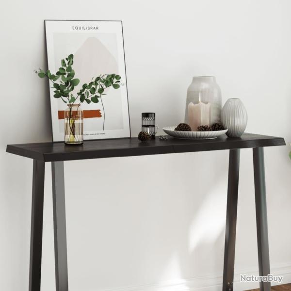 Dessus de table bois massif trait� bordure assortie