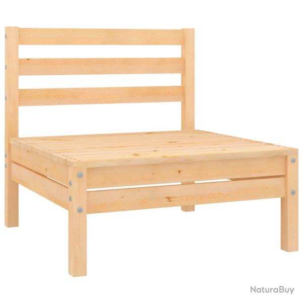 Canap� central de jardin Bois de pin massif