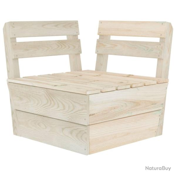 Canap� d'angle sectionnel palette Bois d'�pic�a impr�gn�
