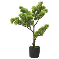 Bonsa&iuml; de pin artificiel avec pot 60 cm Vert