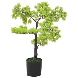 Bonsa&iuml; de cypr&egrave;s artificiel avec pot 60 cm Vert