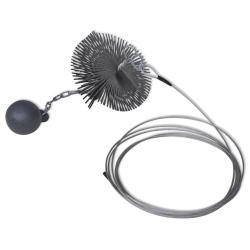 Brosse ronde pour chemin&eacute;e Dia. 15 cm