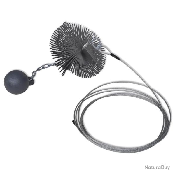 Brosse ronde pour chemin�e Dia. 15 cm