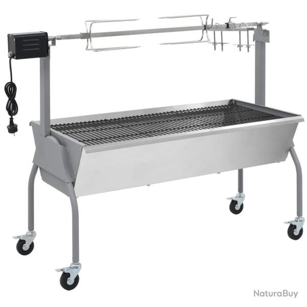 R�tissoire pour barbecue �lectrique Acier inoxydable