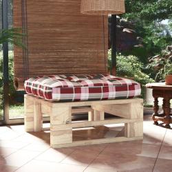 Pouf palette de jardin bois de pin impr&eacute;gn&eacute;