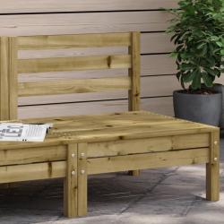 Canap&eacute; de jardin sans accoudoirs bois pin impr&eacute;gn&eacute;