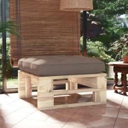 Pouf palette de jardin bois de pin impr&eacute;gn&eacute;