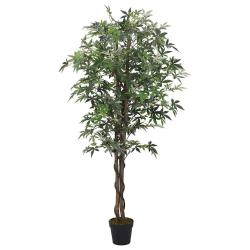 &Eacute;rable artificiel 224 feuilles 80 cm vert
