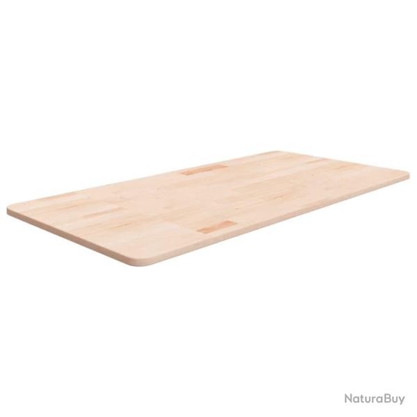 Comptoir de salle de bain 100x50x1,5 cm Bois massif non trait�