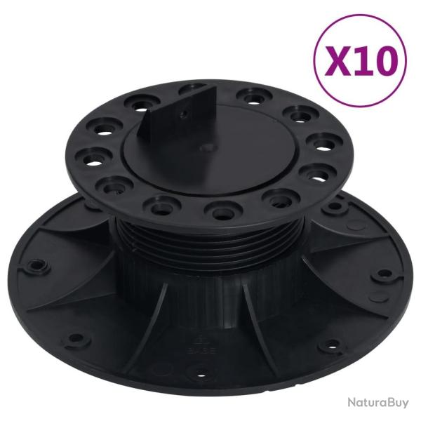 Pieds de terrasse r�glables 10 pcs 60-88 mm