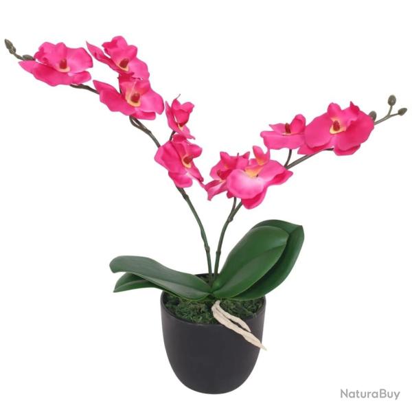 Plante artificielle avec pot Orchid�e 30 cm Rouge