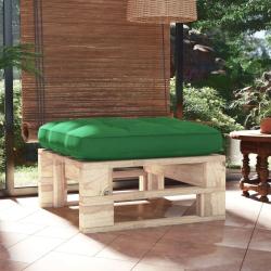 Pouf palette de jardin bois de pin impr&eacute;gn&eacute;