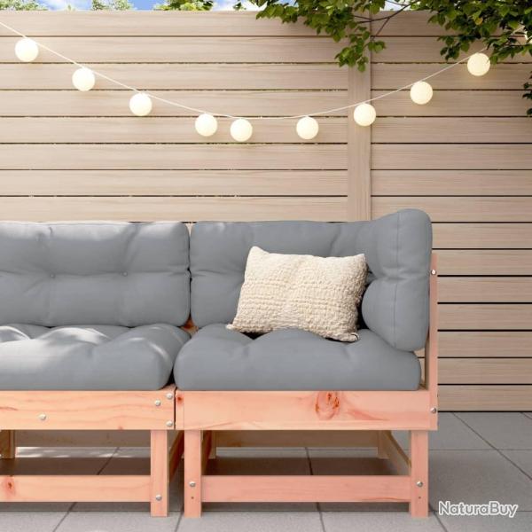 Canap� d'angle avec coussins bois massif douglas