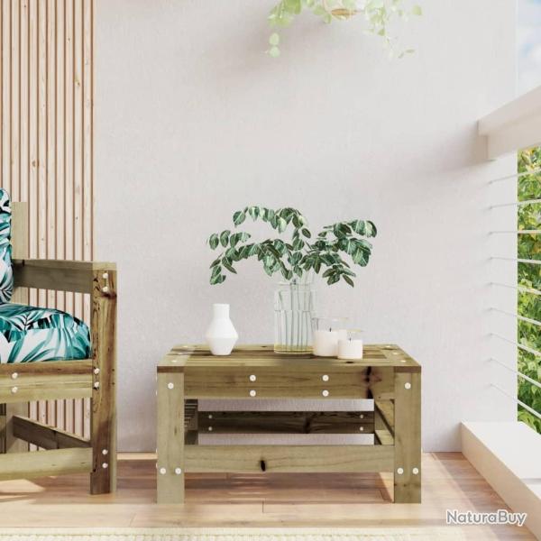 Repose-pied de jardin bois de pin impr�gn�