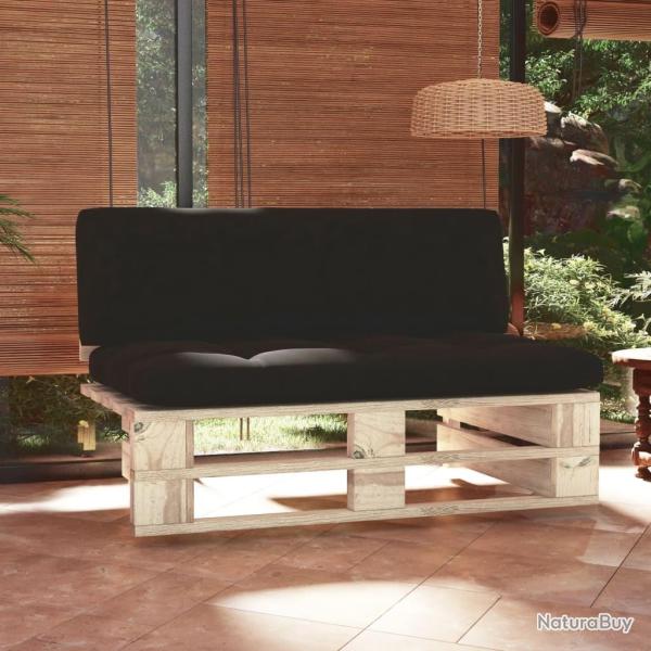 Canap� central palette de jardin bois de pin impr�gn�