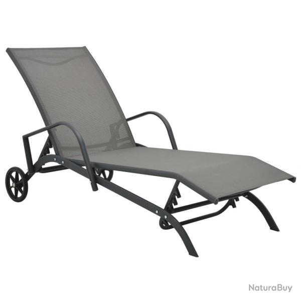 Chaise longue Acier et textil�ne