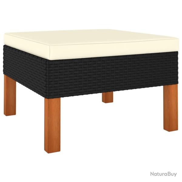 Repose-pied R�sine tress�e et bois d'eucalyptus massif