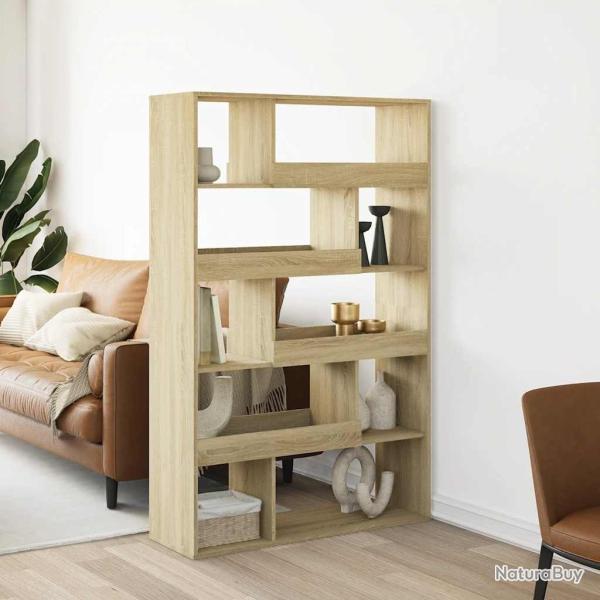 Biblioth�que ch�ne sonoma 100x33x156,5 cm bois d'ing�nierie