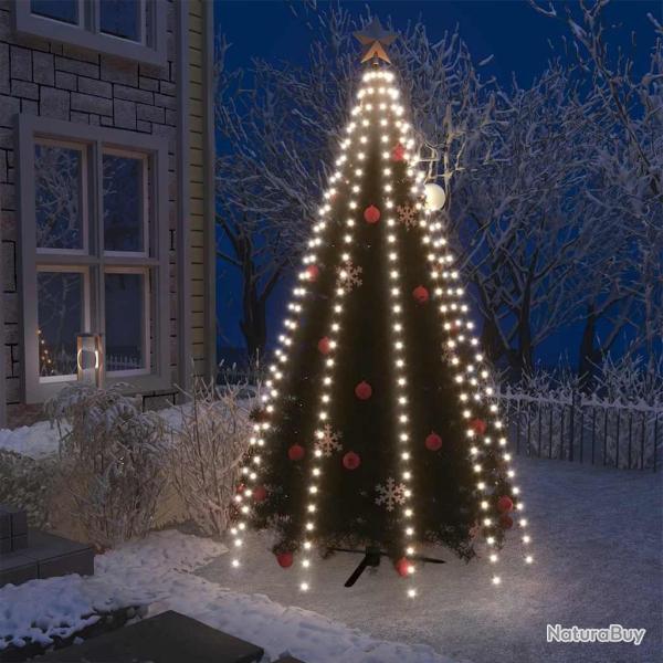 Guirlande lumineuse d'arbre de No�l 250 LED Blanc froid 250 cm