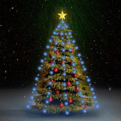 Guirlande lumineuse d'arbre de No&euml;l 150 LED Bleu 150 cm