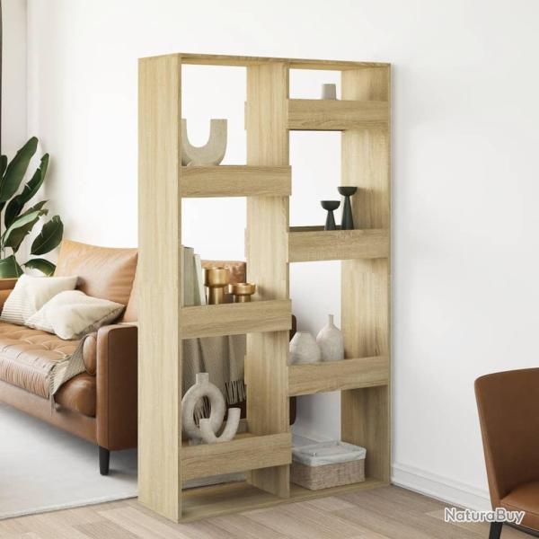 Cloison de s�paration ch�ne sonoma 100x33x175cm bois ing�nierie