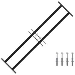 Grille de Fen&ecirc;tre 115 x 30 cm Acier enduit de poudre Noir