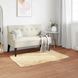 Tapis en fausse TAFALLA Cr&egrave;me 60 x 110 cm Polyester