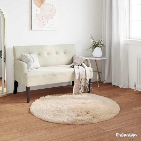 Tapis en fausse TAFALLA Beige � 120 cm Polyester