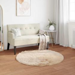Tapis en fausse TAFALLA Beige &Oslash; 100 cm Polyester