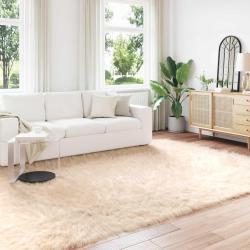 Tapis en fausse TAFALLA Beige 200 x 280 cm Polyester