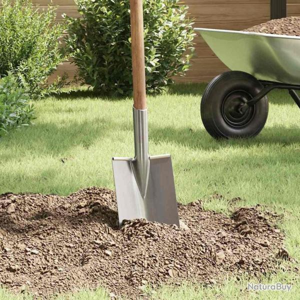 T�te de pelle Argent 43 x 17 cm Acier enduit de poudre