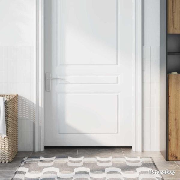 Brosses de porte adh�sives 12 pcs Argent 100 cm