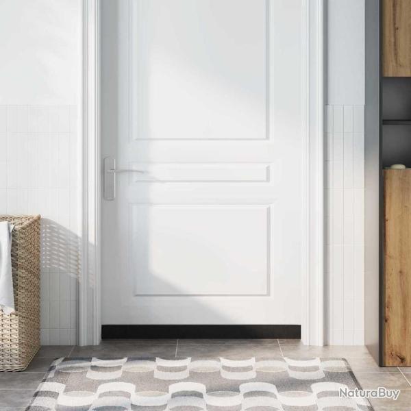 Brosses de porte adh�sives 2 pcs Argent 100 cm