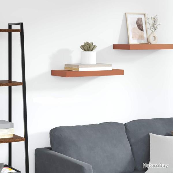 �tag�re Murale Rouge 60 x 23 x 4 cm Bois d'ing�nierie