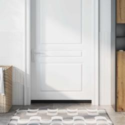 Brosses d'&eacute;tanch&eacute;it&eacute; pour porte &agrave; visser 2 pcs Argent 100 cm