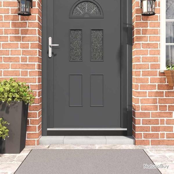 Brosses d'�tanch�it� pour porte � visser 6 pcs Argent 100 cm