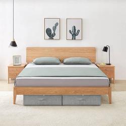 Bo&icirc;tes de rangement 2 pcs Tissu 70x40x18 cm Gris