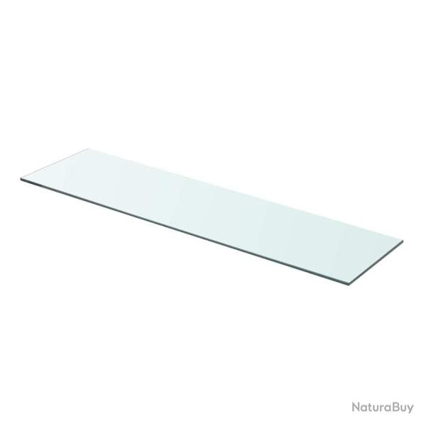 Panneau pour �tag�re Verre transparent 80 x 20 cm