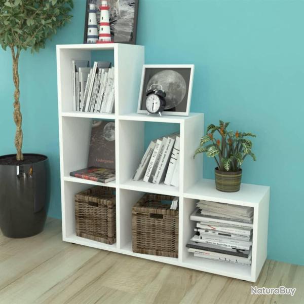 Biblioth�que/�tag�re 107 cm Blanc