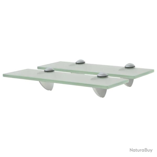 �tag�res murales 2 pcs Verre 30 x 20 cm 8 mm
