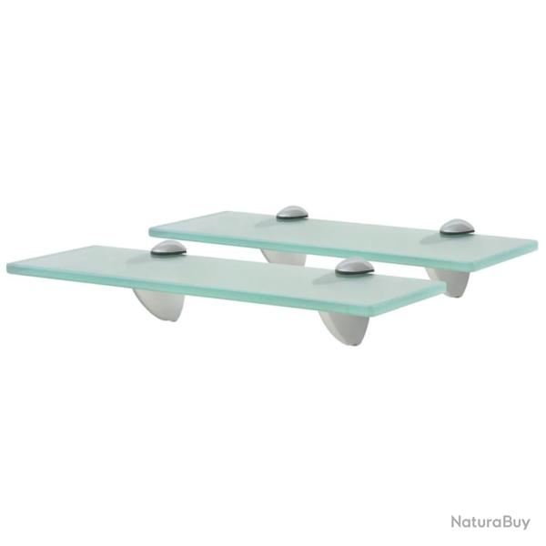�tag�res murales 2 pcs Verre 30 x 10 cm 8 mm