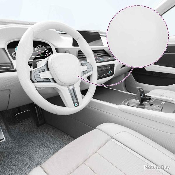 Films 4D de voiture 2 pcs Blanc 100x150 cm+50x150 cm