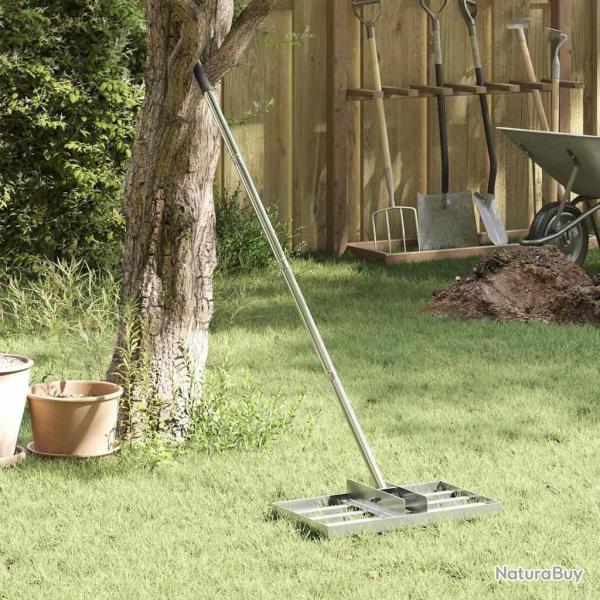 R�teau de jardin Argent� 45 x 25 x 200 cm Acier inoxydable