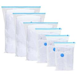 Sacs de rangement 50 pcs Transparent et Bleu 130 x 100 cm