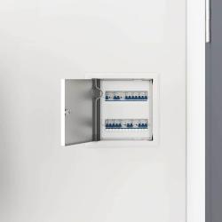 Panneau d'Acc&egrave;s 2 pcs Blanc 23 x 23 x 3 cm Acier