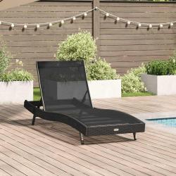 Transat Noir 197 x 70 x 82 cm polyrotin