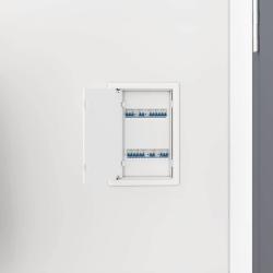 Panneaux d'Acc&egrave;s 2 pcs Blanc 15 x 23 cm Plastic ABS