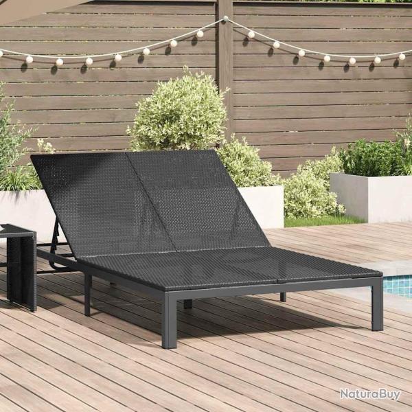 Transat Noir 206 x 115 x 75 cm polyrotin