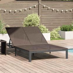 Transat Marron 206 x 115 x 75 cm polyrotin