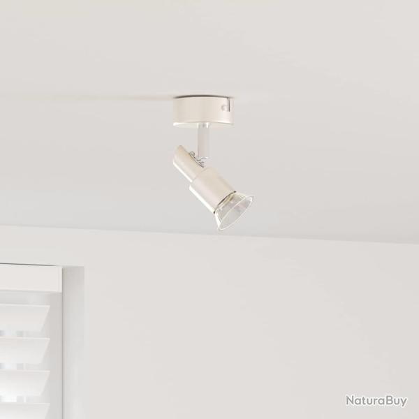 Spot de plafond Nickel 8 x 8 x 10,5 cm Acier